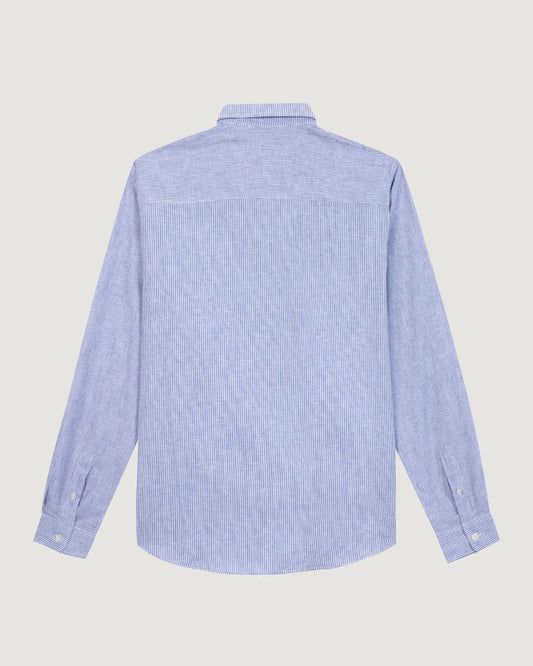 Linen Patch Small Lebel Shirt