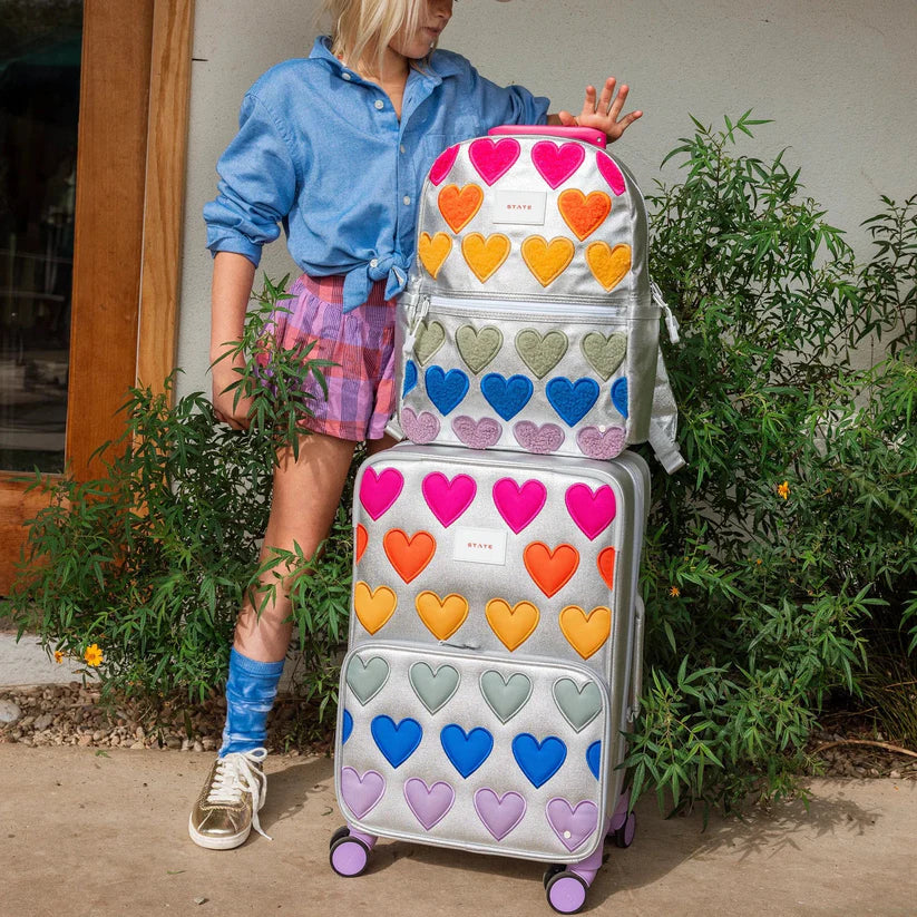 Fuzzy Heart Kane Backpack