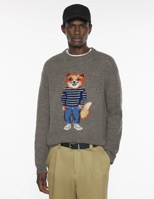 Dressed Fox Intarsia Jumper