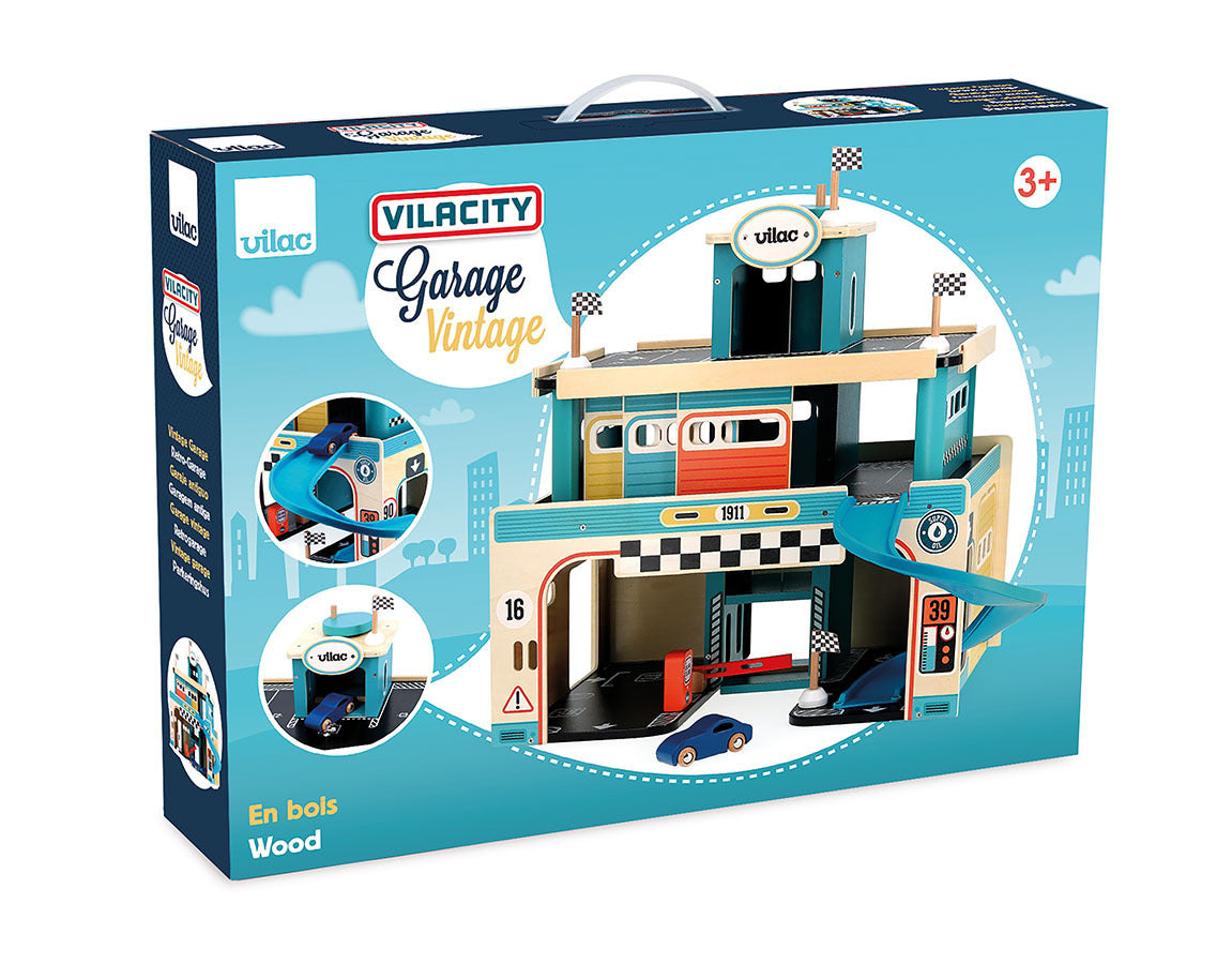 Garage en bois vintage