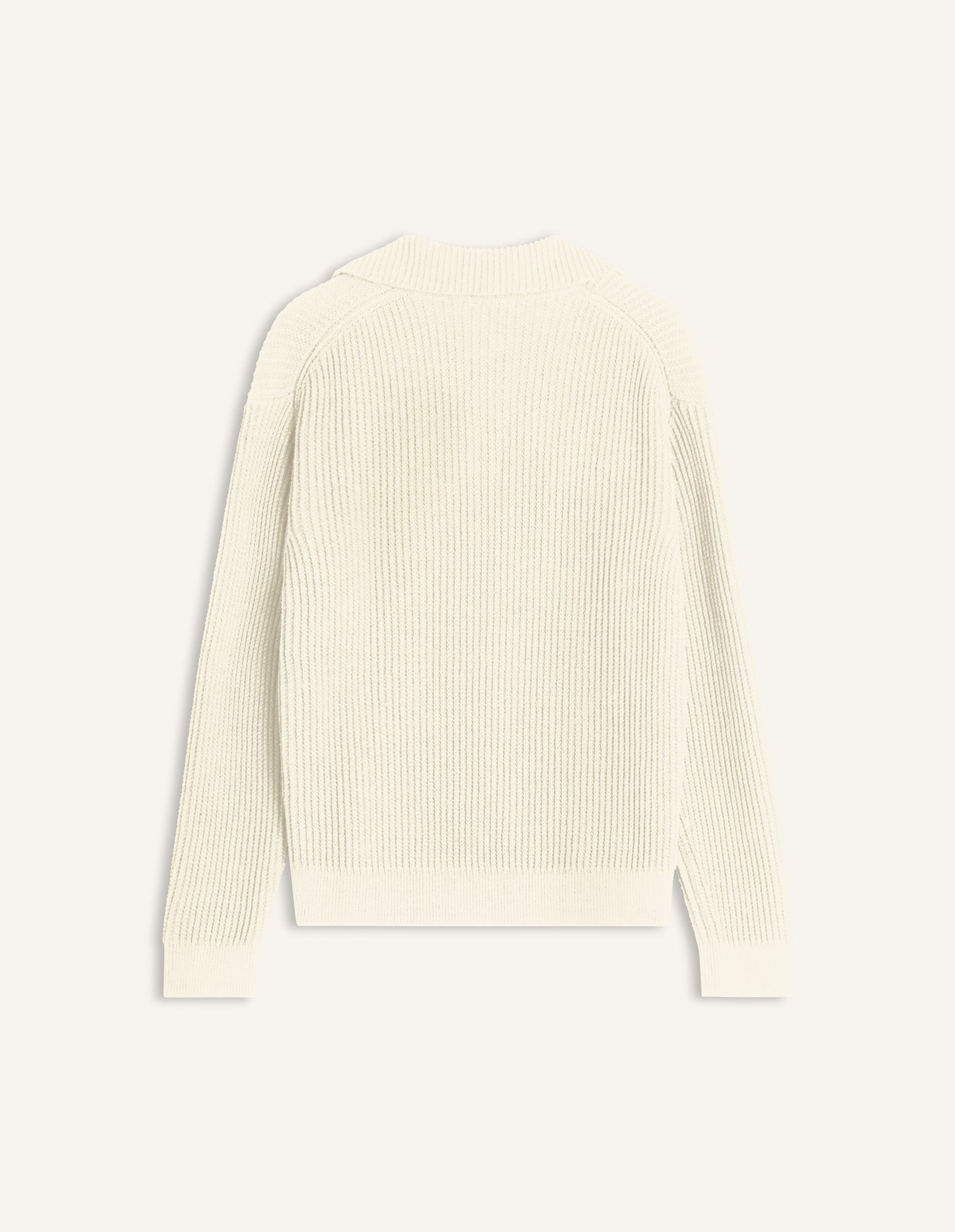 Fox Head Ribbed Polo Jumper