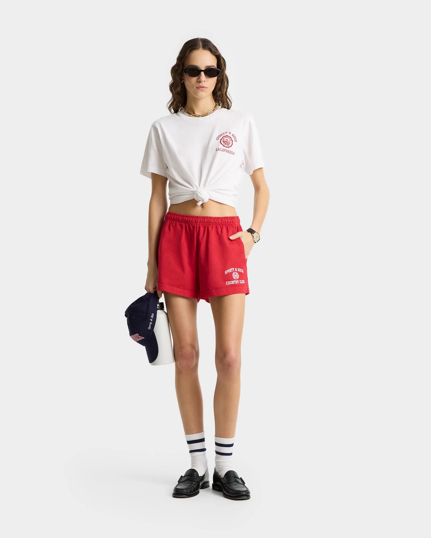 Varsity Crest Disco Short