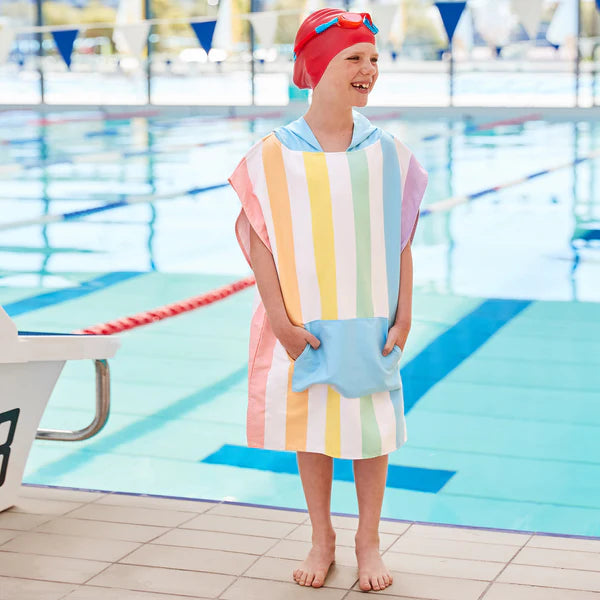 Quick Dry Hooded Towel Kids Poncho