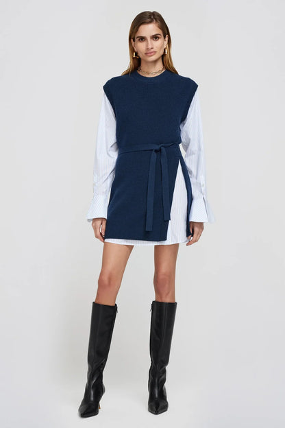 Minivestido Shai con cinturón