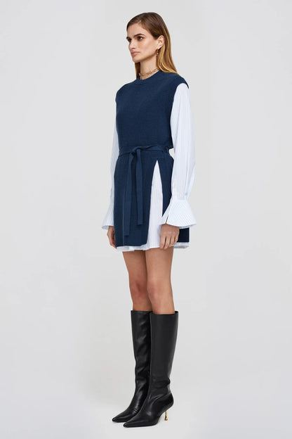 Minivestido Shai con cinturón