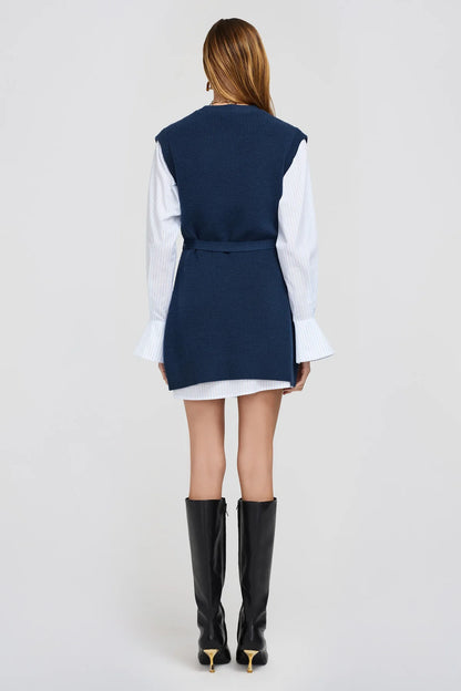 Minivestido Shai con cinturón