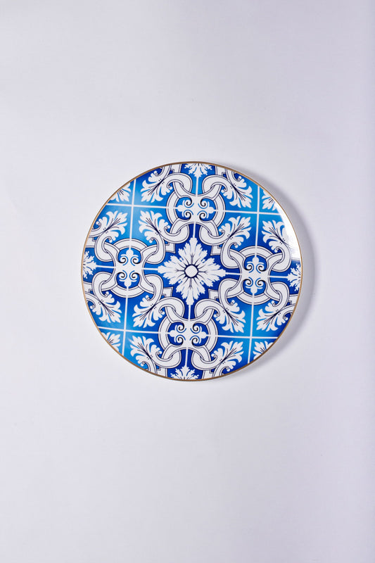 Blue Tiles Charger Plates