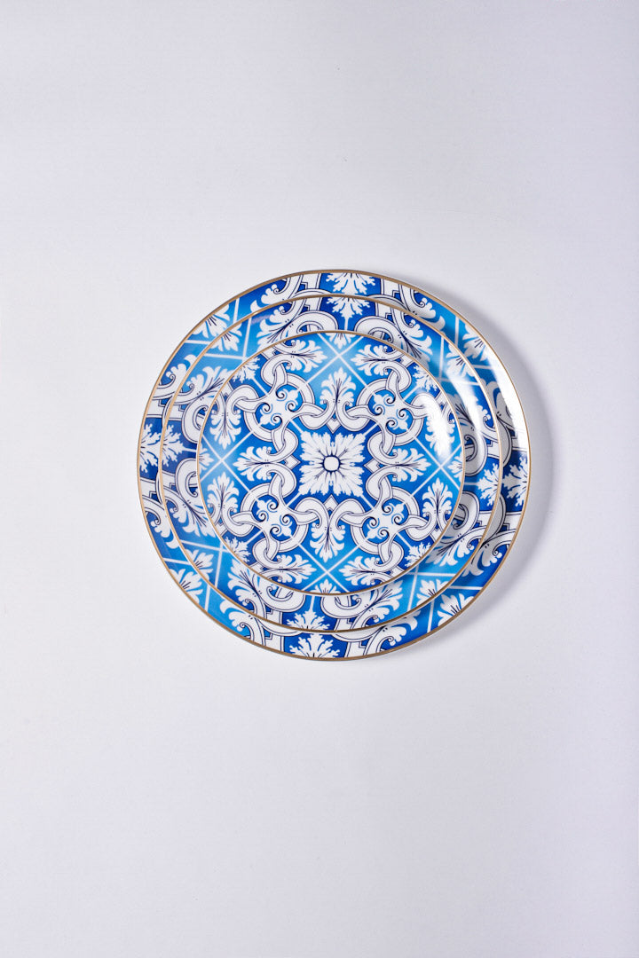 Blue Tiles Dessert Plates