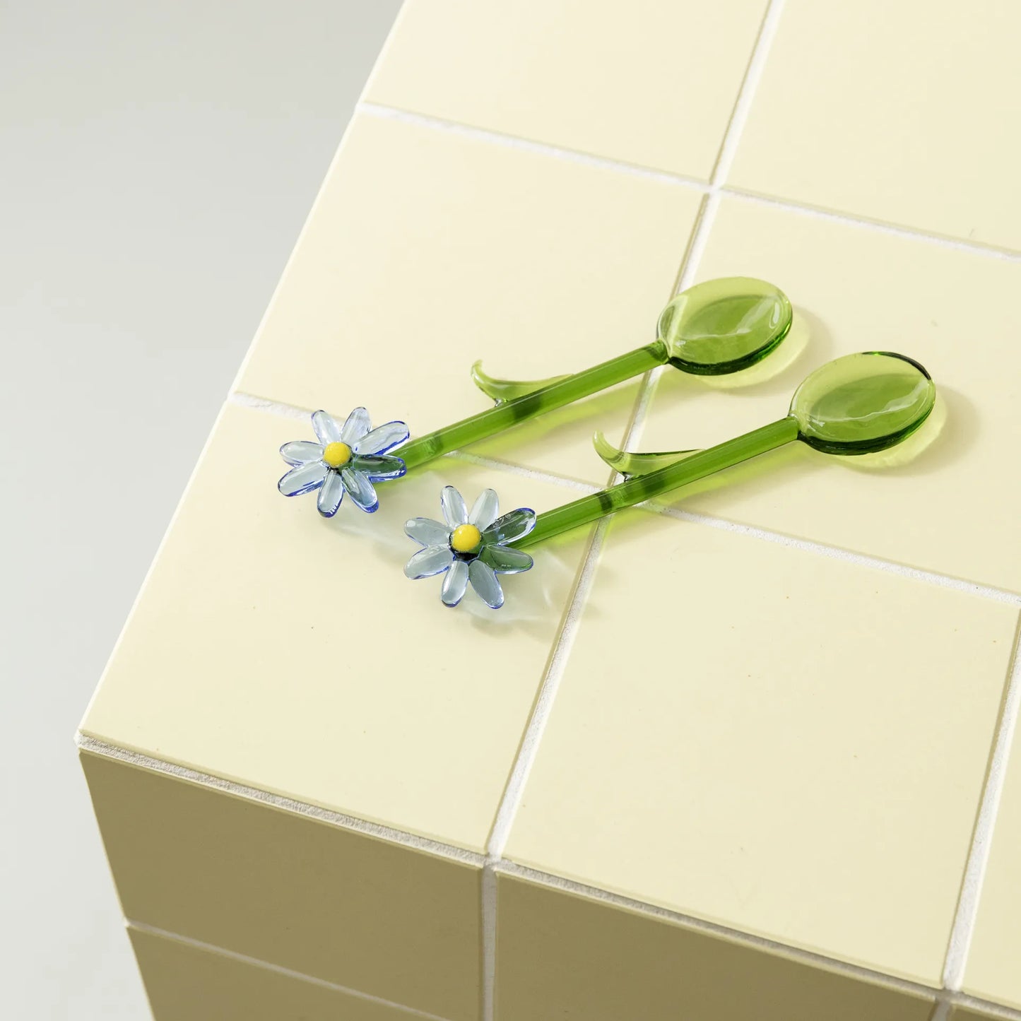 Spoon Flora Blue Set Of 2