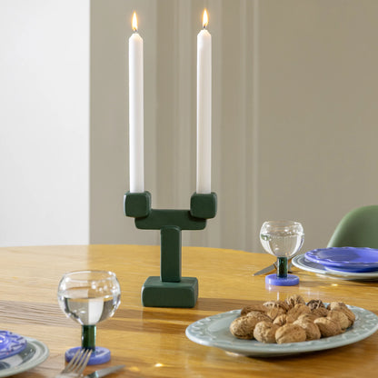 Juego de 2 cantimploras de cristal