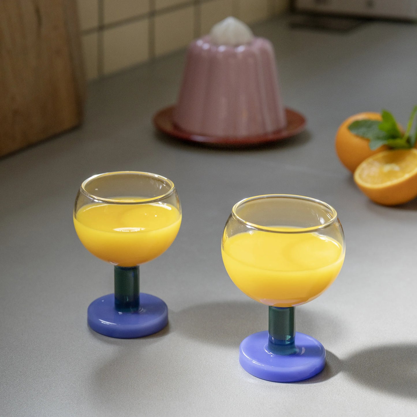 Glass Cantine Set of 2