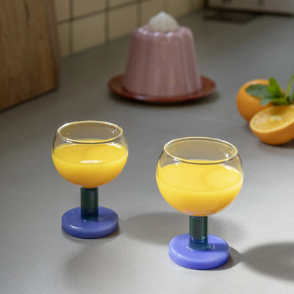 Juego de 2 cantimploras de cristal