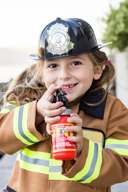 Conjunto de bombero color canela con accesorios