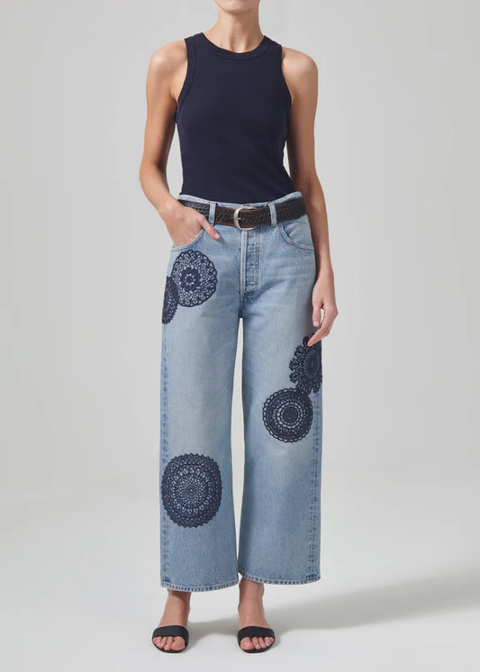 Crochet Gaucho Wide Leg Jean