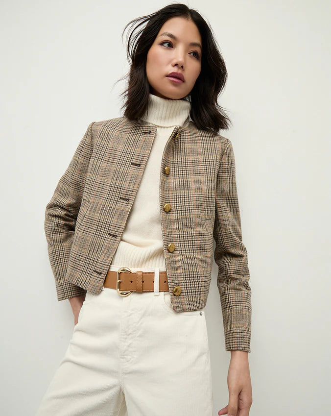 Andrea Plaid Jacket