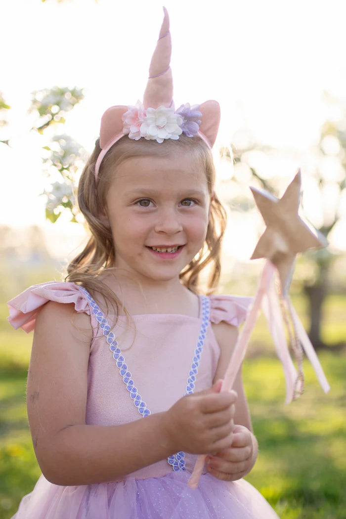 Pink Shimmer Unicorn Dress & Headband