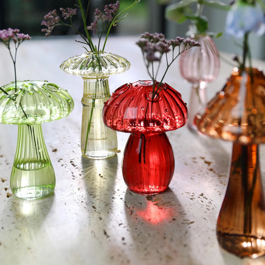 Vase Mushroom Set of 5