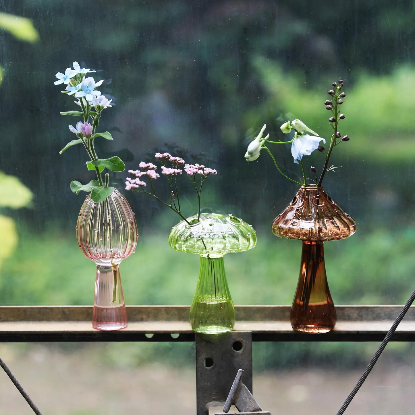 Vase Mushroom Set of 5