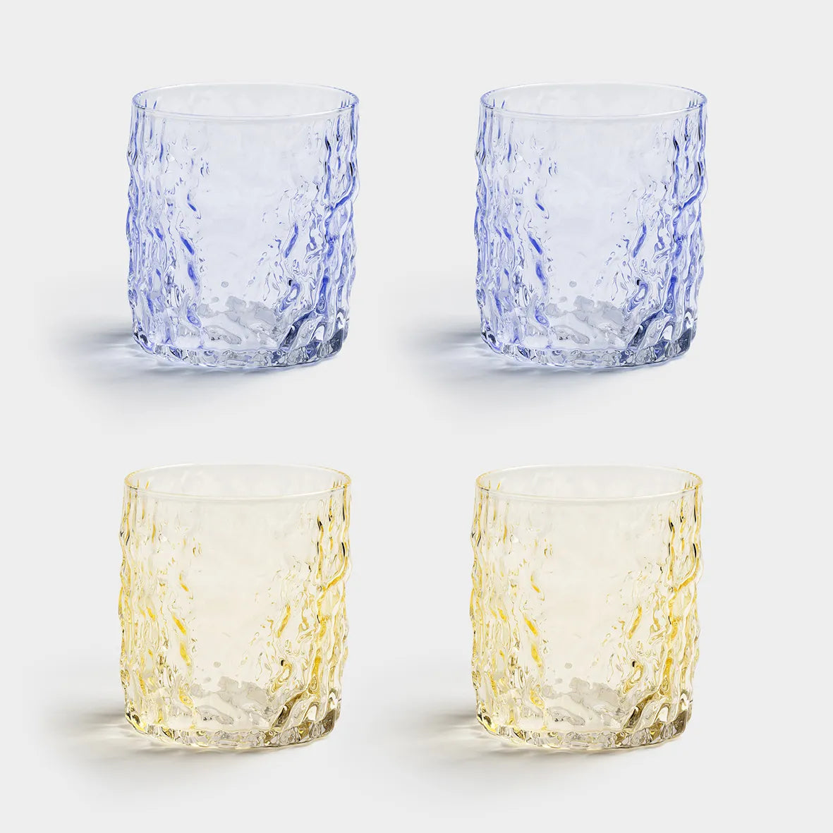 Glass Trunk Set Of 4