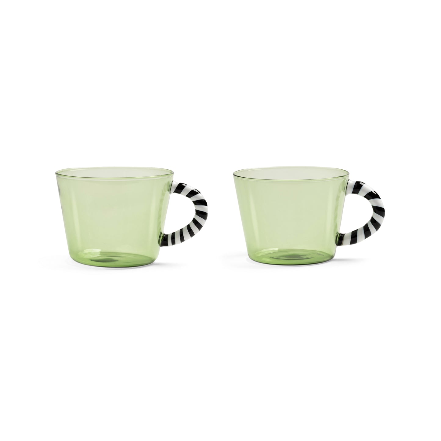 Glass Duet Green Set Of 2 356-01