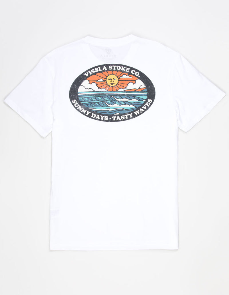 Tasty Waves Mens Pocket Tee