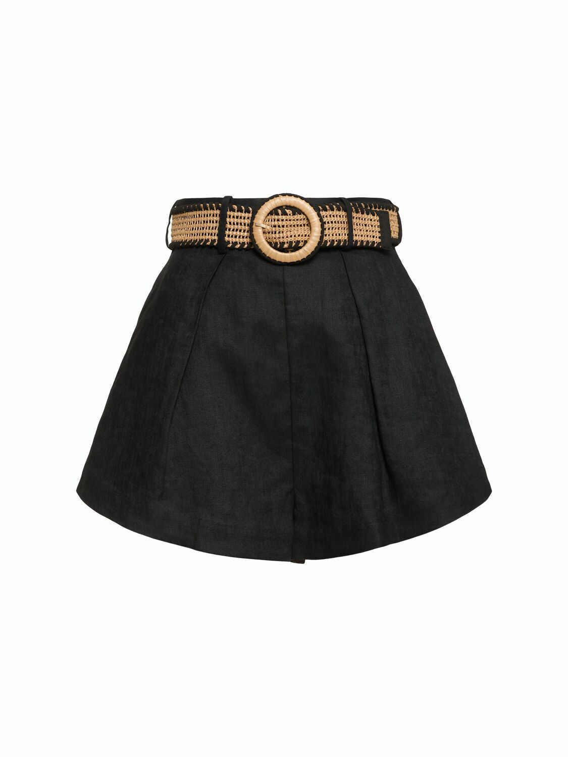 Halliday Linen Belted Tuck Short