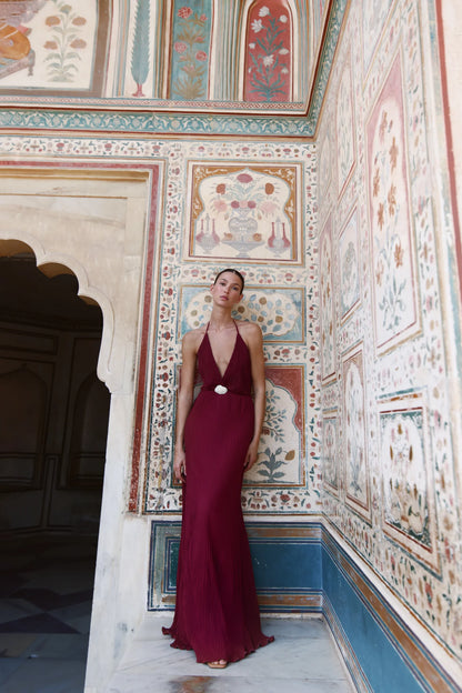 Vestido largo Prato
