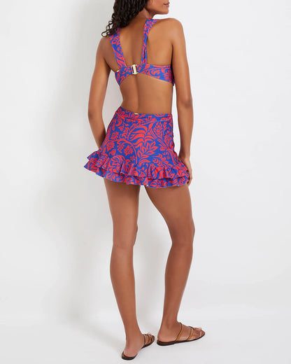 Pua Ruffle Linen Shorts