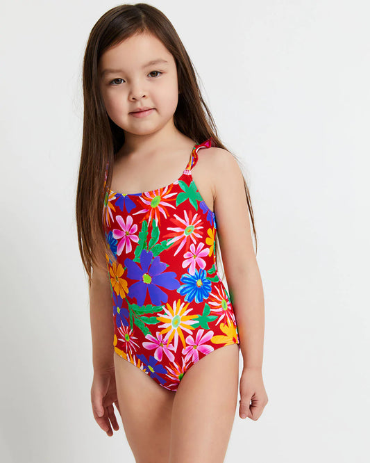 Girls Aster Ruffle Swimsuit