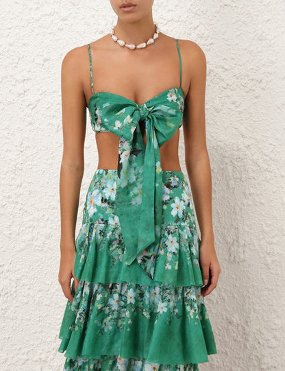 Everley Draped Bow Bralette