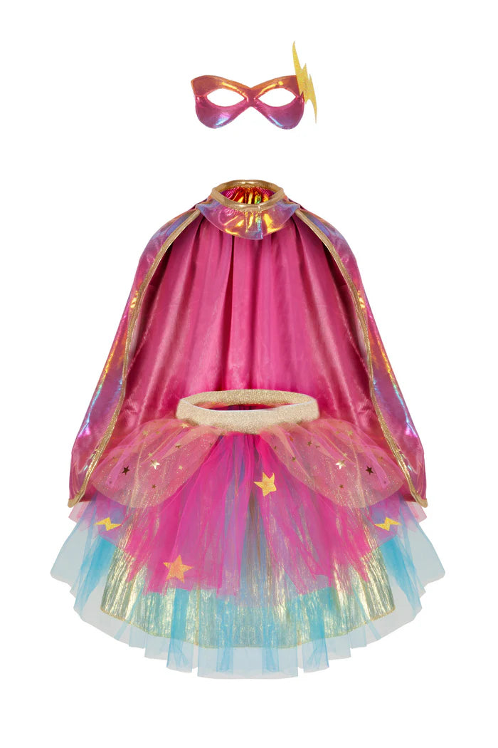 Super-duper Tutu/Cape/Mask, Pink & Gold