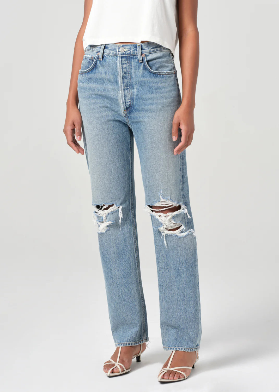 90's Pinch Waist High Rise Straight