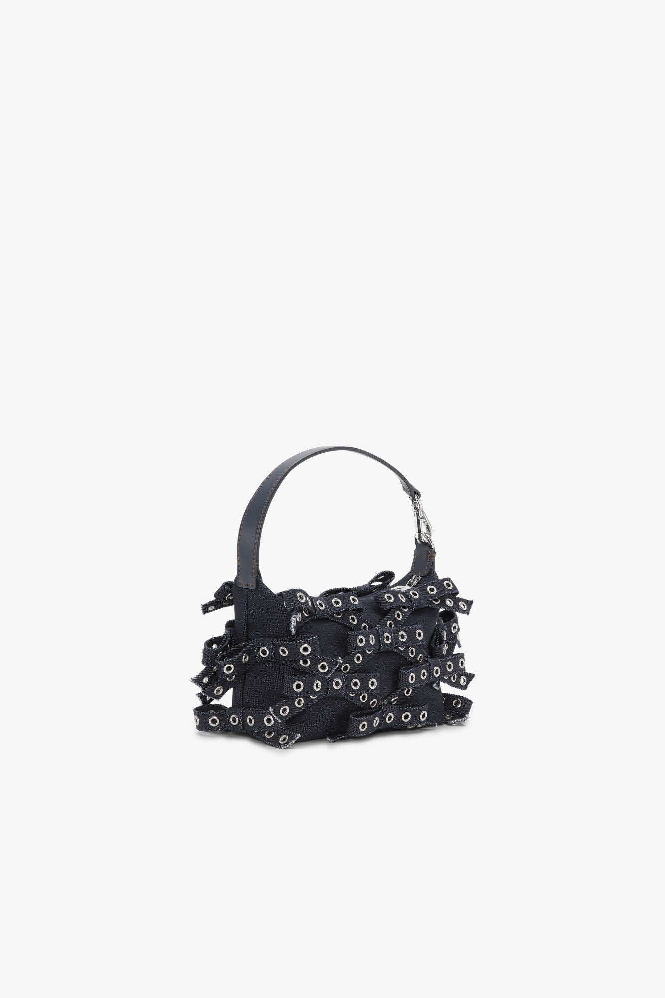 Butterfly Small Pouch Eyelet Denim