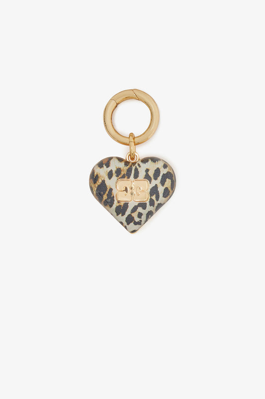 Ganni Bou Heart Charm