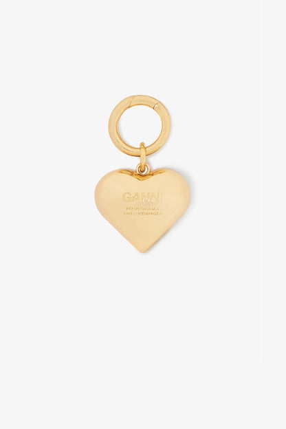Ganni Bou Heart Charm