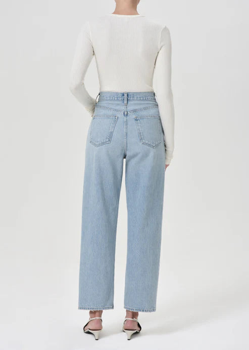 Fold Waistband Jean