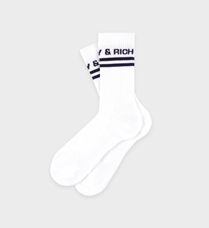 Calcetines con logotipo llamativo