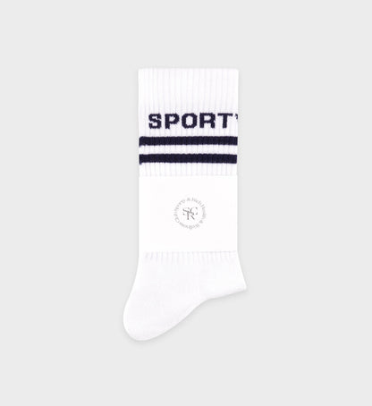 Calcetines con logotipo llamativo
