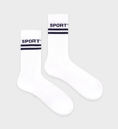 Calcetines con logotipo llamativo