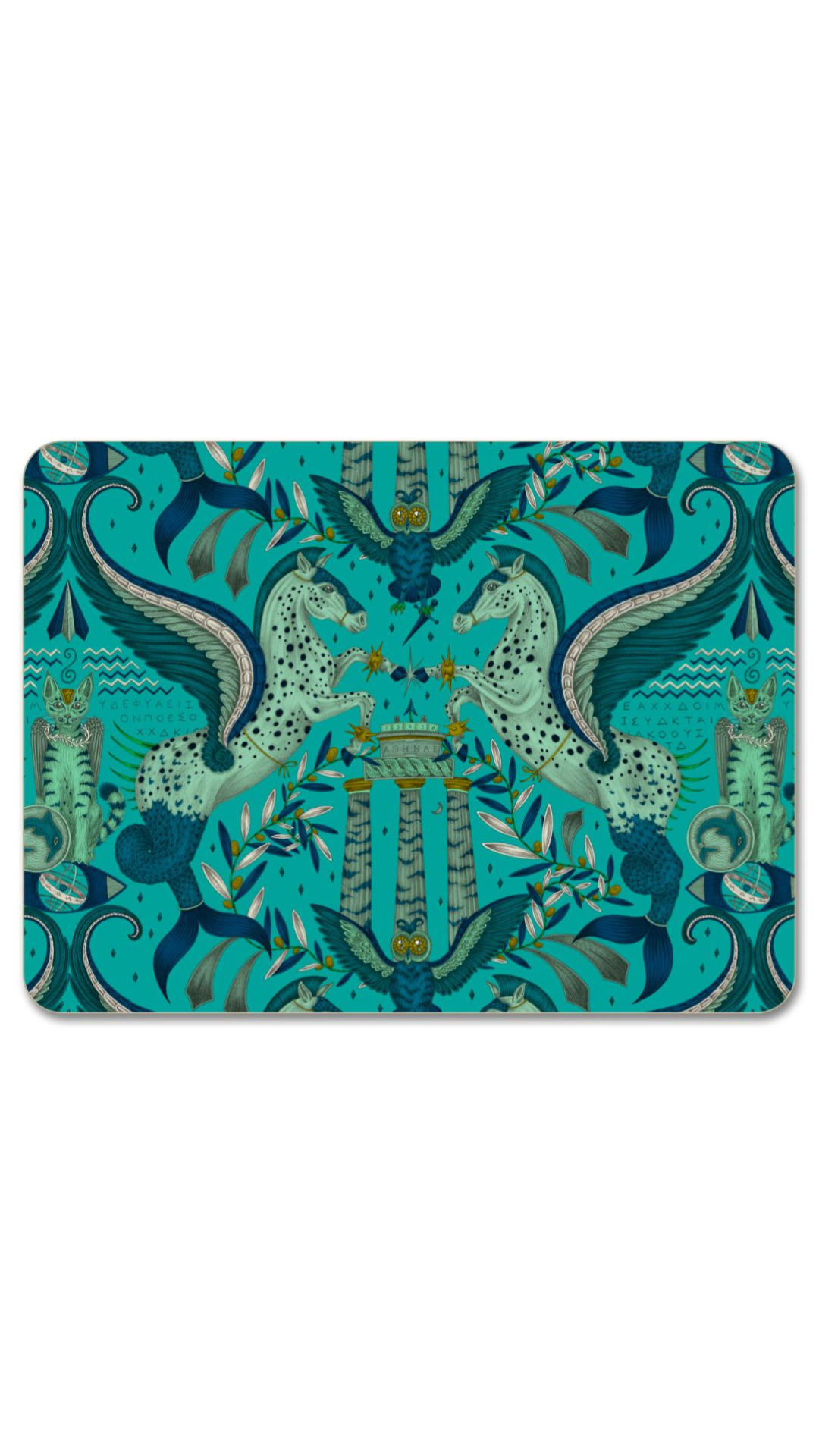 Odyssey/Peacock Tray 43/33cm