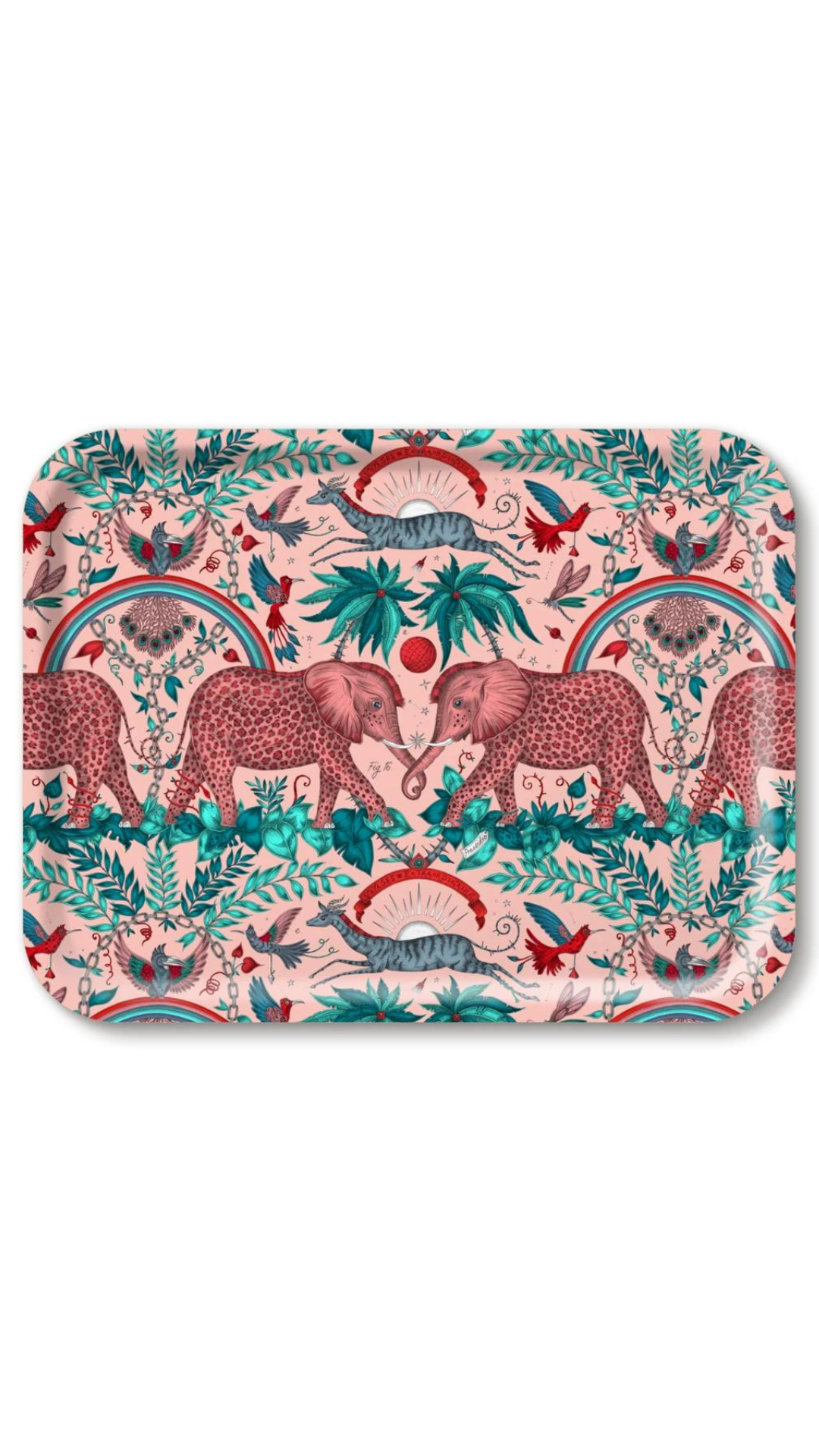 Zambezi/Pink Emma Tray 43/33cm