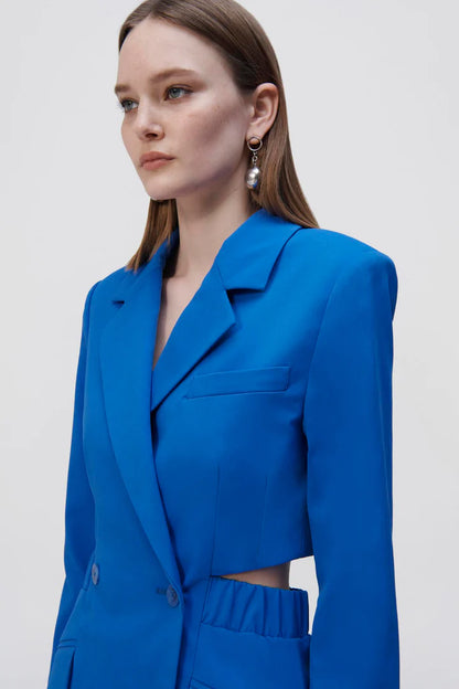 Minivestido tipo blazer con aberturas de Kylo