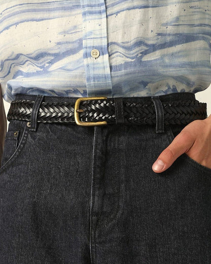 Braided Lether Belt