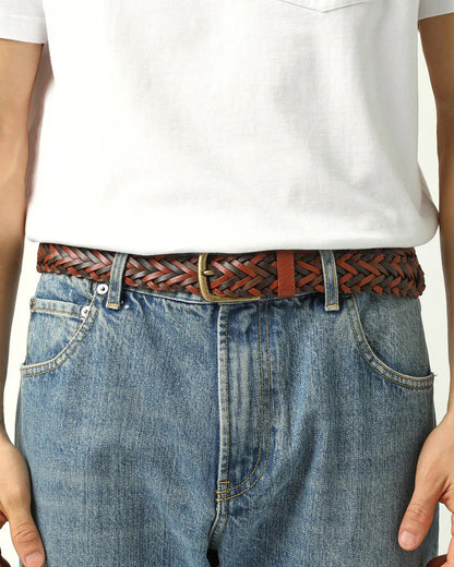 Braided Leather Belt