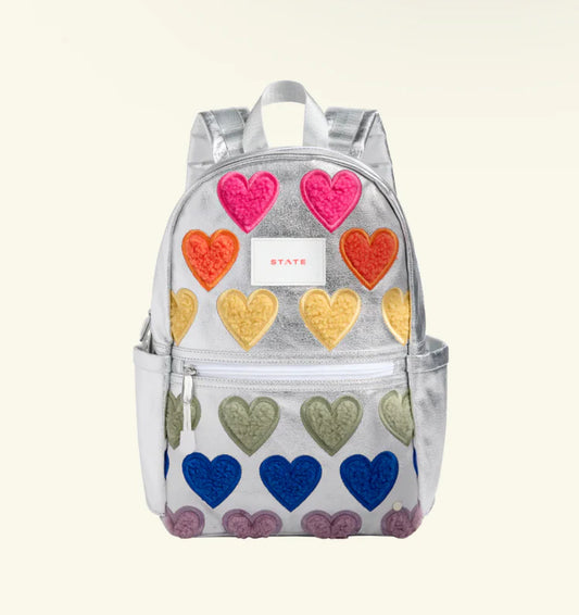 Fuzzy Hearts Mini Backpack