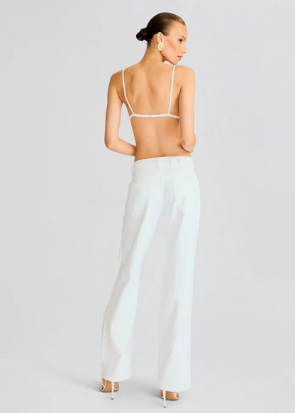 Jeans Madison adornados con perlas