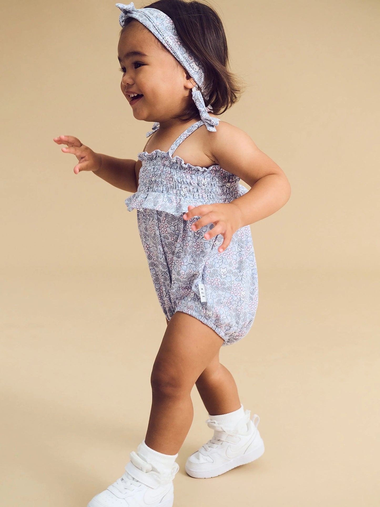 Bluebell Floral Bubble Onesie