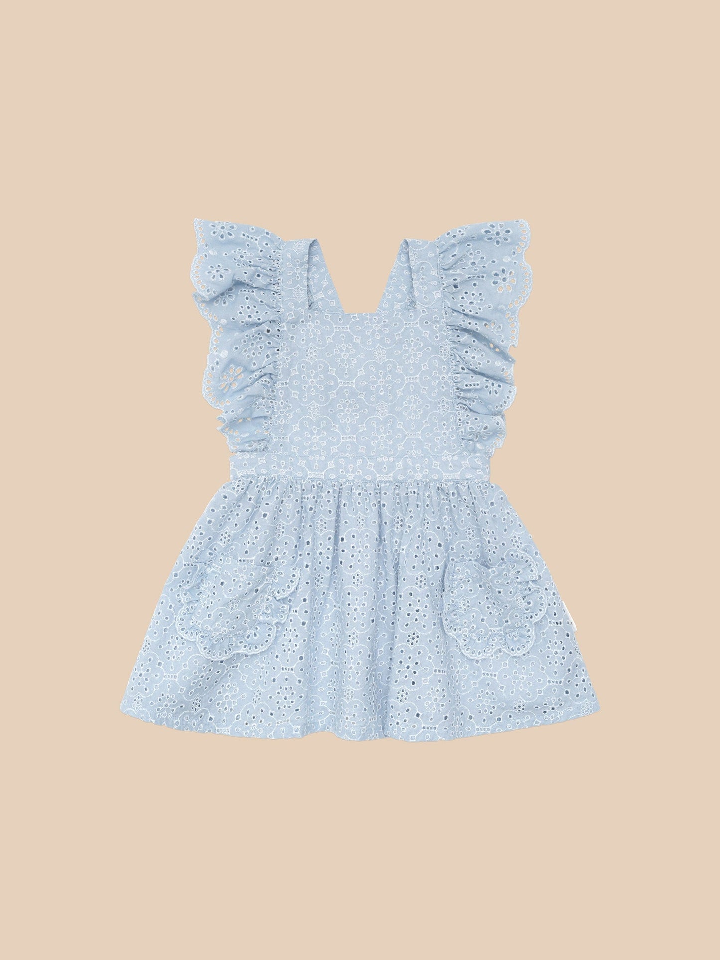 Broderie Ruffle Dress