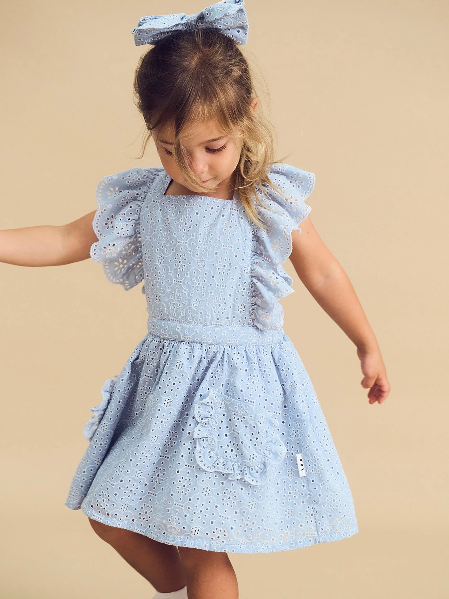 Broderie Ruffle Dress