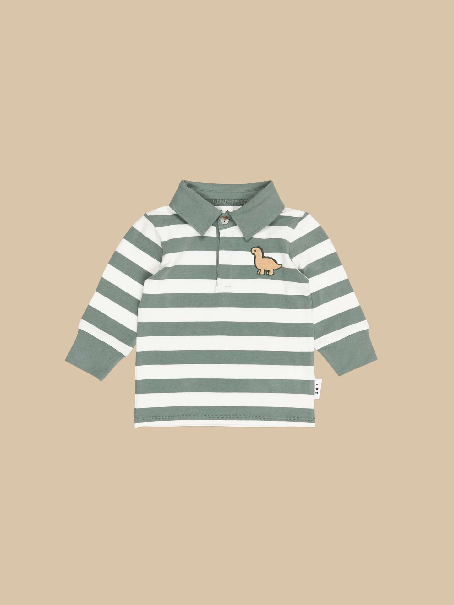 Dino Stripe Polo/Pant Set